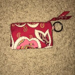 Vera Bradley Red Coin Purse
